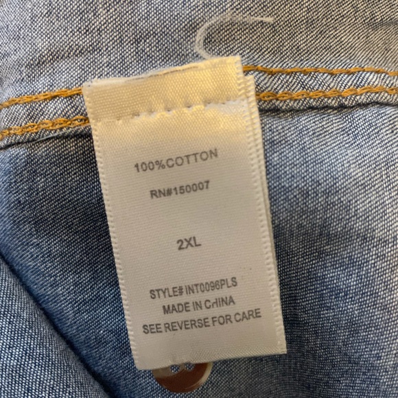 🌾NWT amazing farm girl jeans shirt - Picture 8 of 11